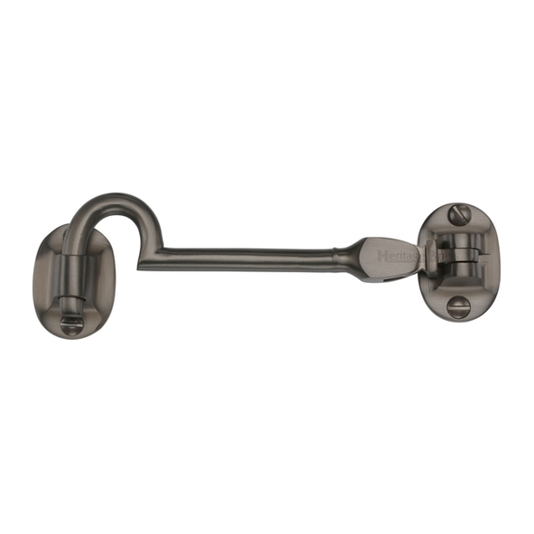 C1530 4-MB • 100mm • Matt Bronze • Heritage Brass Silent Pattern Cabin Hook